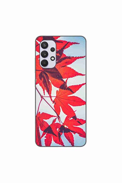 OEM Husa compatibila cu Samsung Galaxy A32 4G Silicon Gel Tpu Model Frunze de...