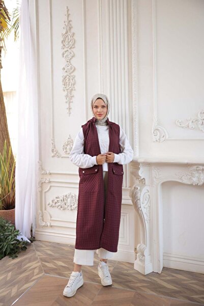 Bwest سترة مبطنة - أحمر كلاريت