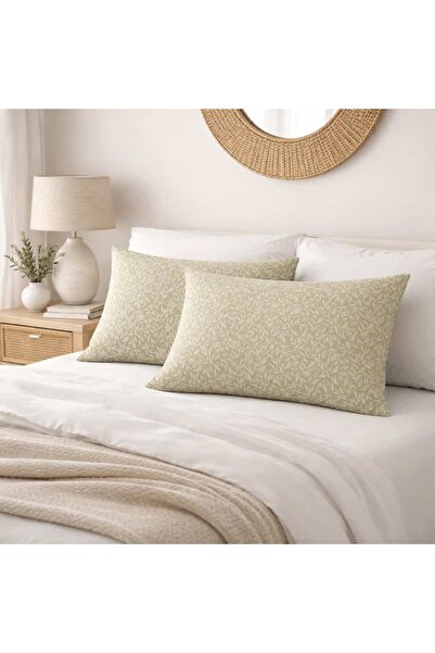 OEM Μαξιλαροθήκες 2 τεμάχια (52x72) Emelia Olive