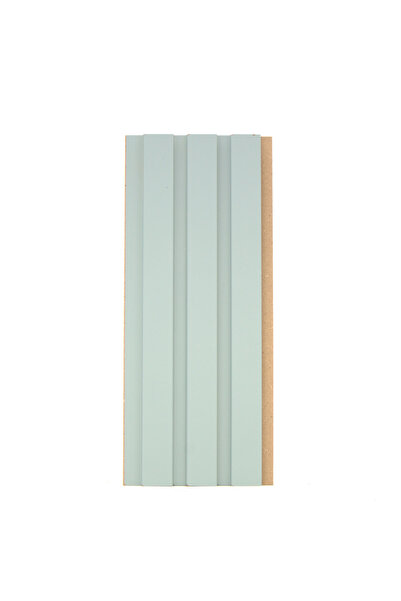 RMZ Door Vesta 12mm 12,5x280 cm Soft Su Yeşili Mdf Duvar Paneli