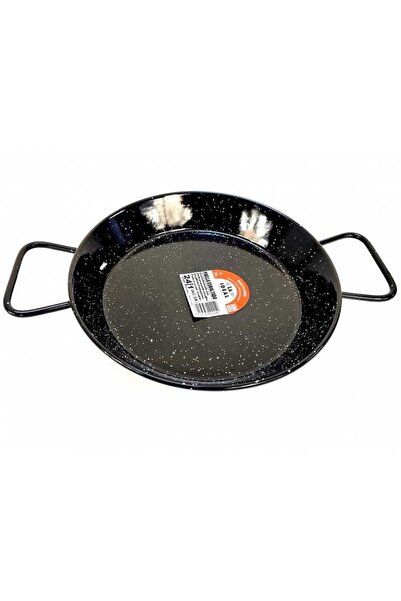 Garcima Tigaie din oțel emailat vitrificat, paella valenciană cu fructe de ma...