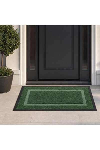 Taimi Waterproof Door Mat 44x76cm Green, Anti-Slip Rubber Backing, Dirt-Trapp...