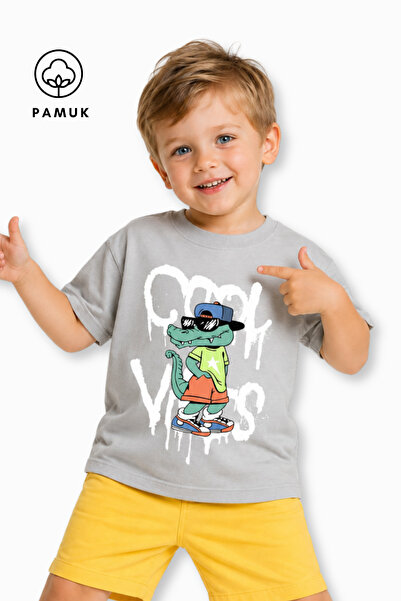 difa kids Cool Printed Casual Short Sleeve Summer Boy's T-Shirt