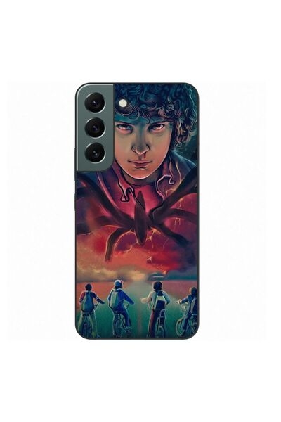 OEM Husa compatibila cu Samsung Galaxy S22 Silicon Gel Tpu Model Stranger Thi...
