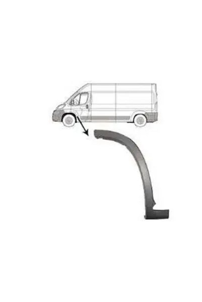 OPAR FIAT DUCATO-JUMPER-BOXER ÇAMURLUK BANDI ÖN SOL 735465362 - ORJİNAL
