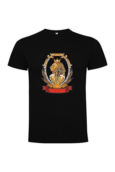 iLovePrints Regal Lion Heraldry Tshirt