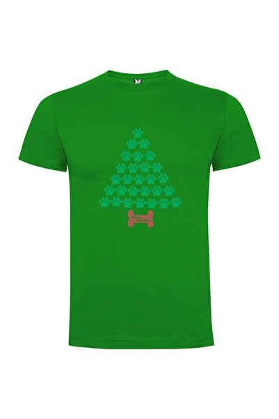 iLovePrints Pawfect Christmas Tree Tshirt