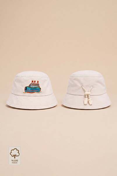 Minory Baby - 100% Cotton Adjustable Baby Hat (0-1 Years)