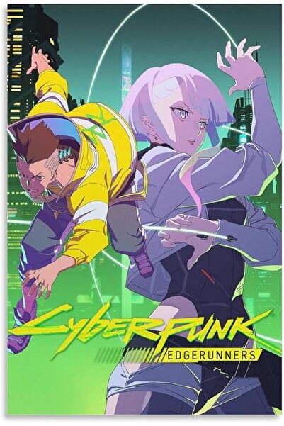 ESSESORIES Chezmax Cyber Punk Edgerunners Anime Picture Modern Anime Poster W...