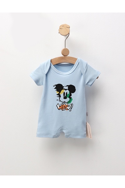 MiniKids Salopeta de vara, Wow It s Mickey, blue