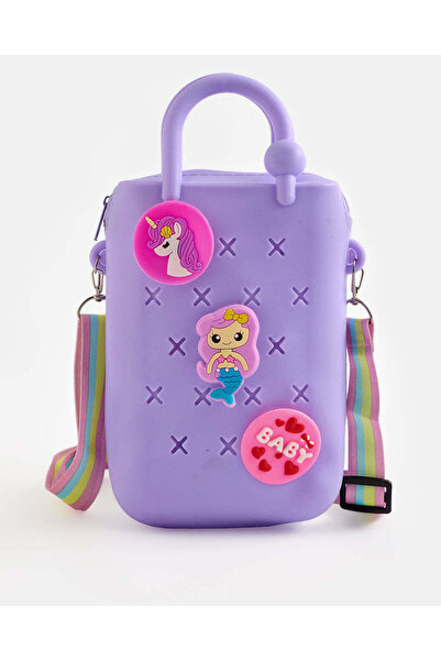 REDTAG Women Purple Silicone Bag With Charms