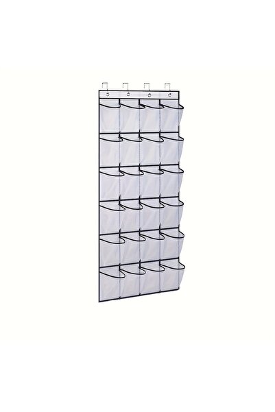 Choice3 white 24grids 40/24/14 Grid Wall-Mounted Shoe Organiser Fabric Closet...