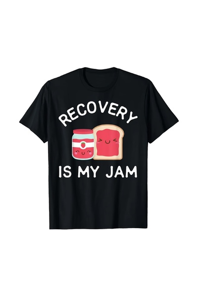 LİNA06 Recovery Is My Jam Funny Celebrate Clean And Sober Gifts Men's Classic...
