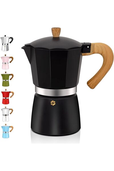 Arabest 3 Cup Aluminum Moka Pot Stovetop Espresso Maker 150ml