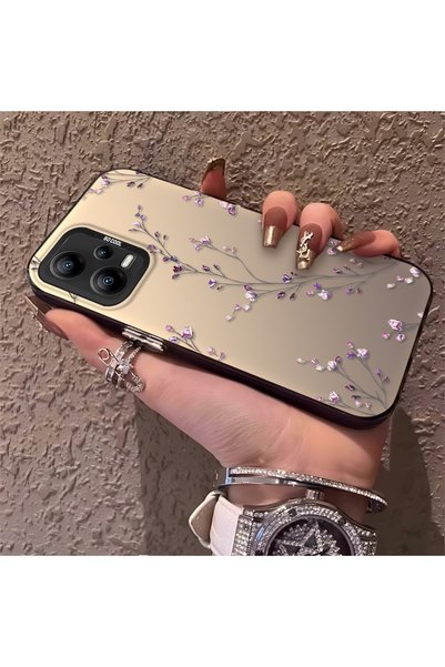 CHICASELUX حافظة زهور رفيعة متوافقة مع Poco X5، حافظة هاتف محمول بسيطة مقاومة...
