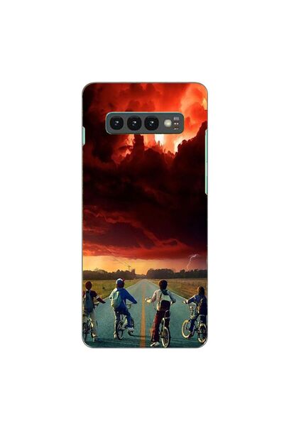 OEM Husa compatibila cu Samsung Galaxy S10 Silicon Gel Tpu Model Stranger Thi...