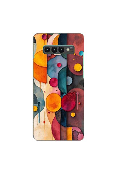 OEM Θήκη συμβατή με Samsung Galaxy S10 από σιλικόνη gel TPU με αφηρημένα σχήμ...