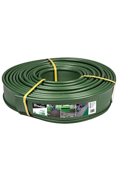 Bradas Bandă separatoare de gazon 18m x 12,5cm, verde