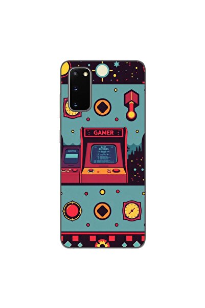 OEM Husa compatibila cu Samsung Galaxy S20 Silicon Gel Tpu Model Gamer Arcade...