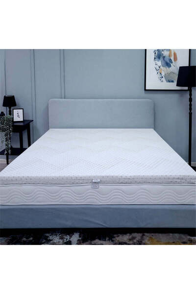 BEST SLEEP Topper Saltea Yellow Diamond, 4 +2 zone de memorie, husă detașabil...