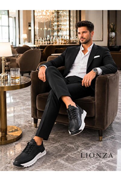 MARCOMEN İÇ DIŞ HAKİKİ DERİ COK HAFİF ŞIK SNEAKER