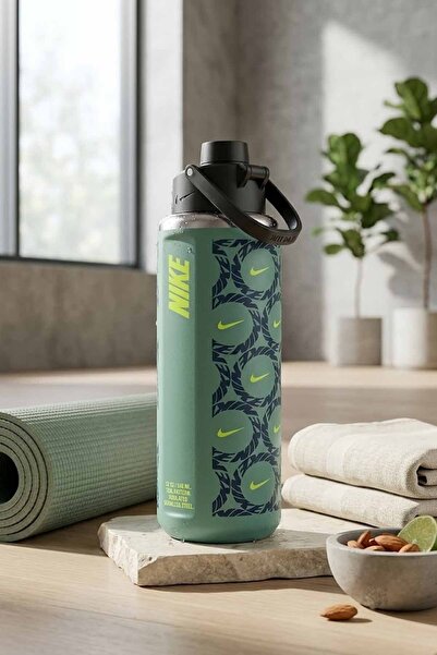 Nike 32 oz (946 ml) Özel Desenli Paslanmaz Çelik Sporcu Matarası