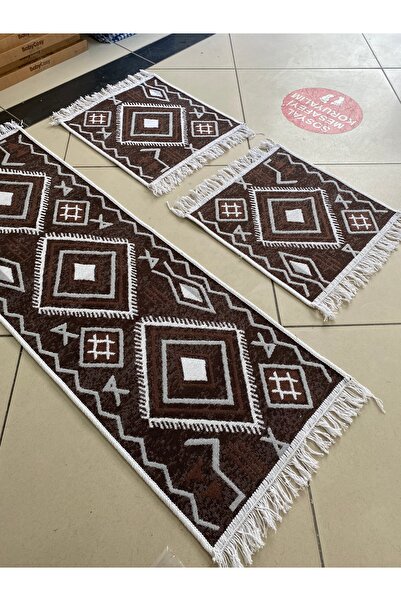 Genel Markalar Antik kilim oto minderi 3’lü iki taraflı