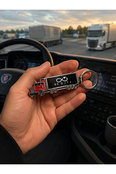 Bk Gift Logonuza Özel Tır Anahtarlık Metal Kamyon Anahtarlığı Şoför ve Lojist...