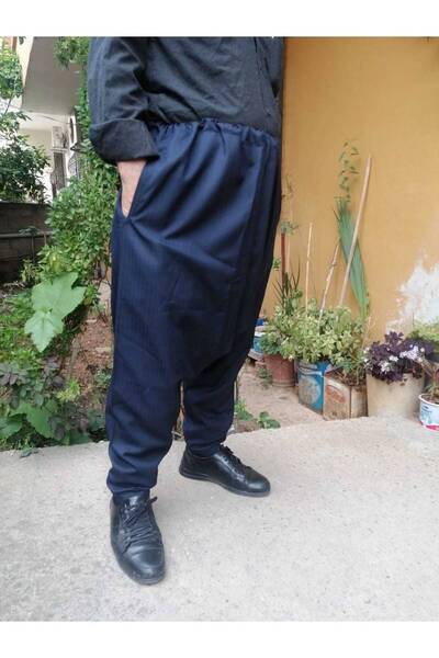 NARIYA Men's Loose Pleated Regional Four-Season Wear Famous Adana Shalwar Pan...