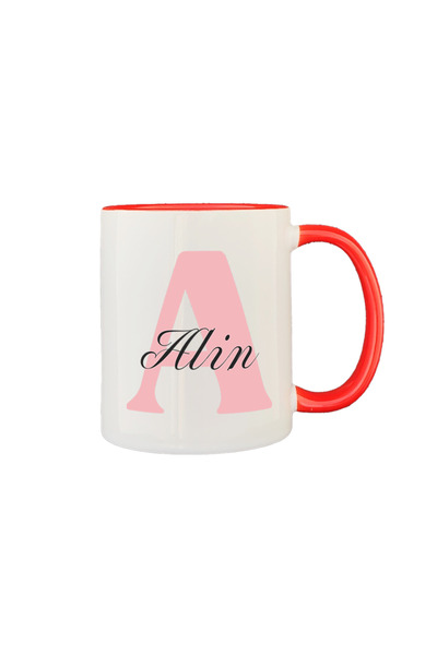 AFFIX THE DIFFERENT PERSPECTIVE Cana personalizata, alba cu interior si maner...