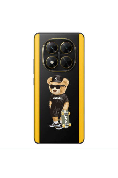 Other Xiaomi Poco X7 Bear with glasses Transparent Silicone TPU Θήκη