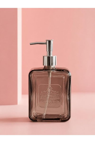 R-EYLA R'Eyla Blanc Glass Liquid Soap Dispenser 500 ml with Chrome Pump