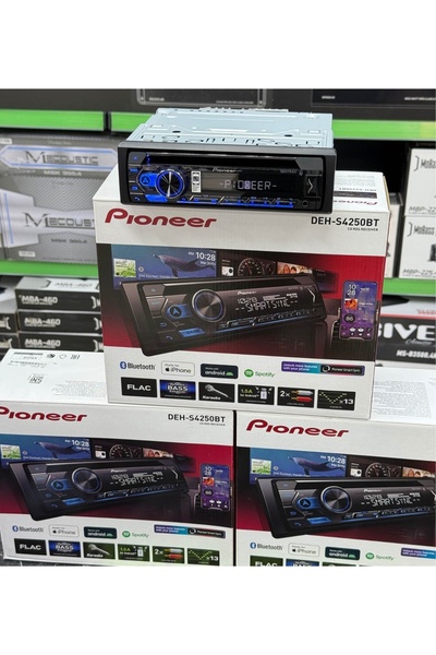 Pioneer Dj 4250bt oto teyp BT li çift amfi çıkışlı