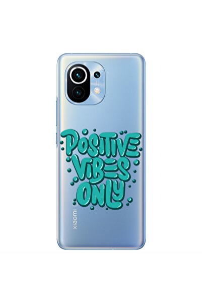 Other Xiaomi Mi 11 Positive Vibes Only Transparent Silicone TPU Θήκη