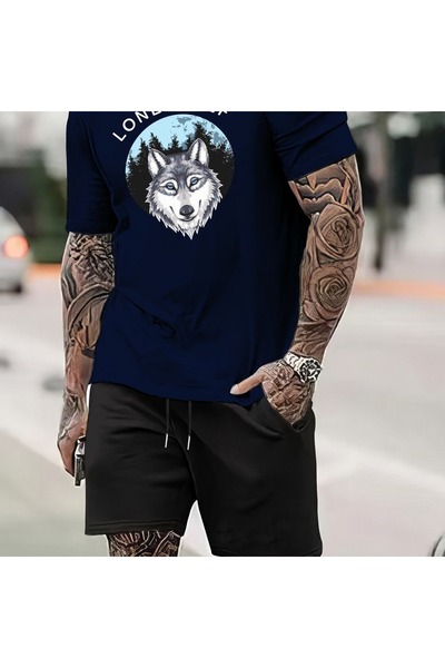 ZEMLİYA Sara Unisex Oversize Shorts Set Short Sleeve T-Shirt Comfortable Fit ...