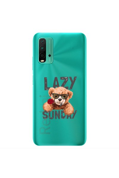 Other Xiaomi Redmi 9T Lazy sunday Transparent Silicone TPU Θήκη