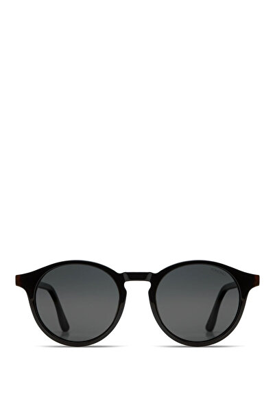 Komono Archie Tortoise Black Acetate Unisex Sunglasses