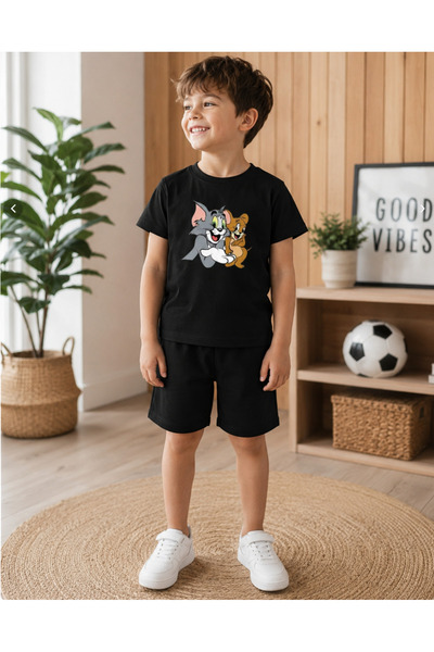 SAINT YUX Tom and Jerry Printed Boys' and Girls' Set 2 Pieces
