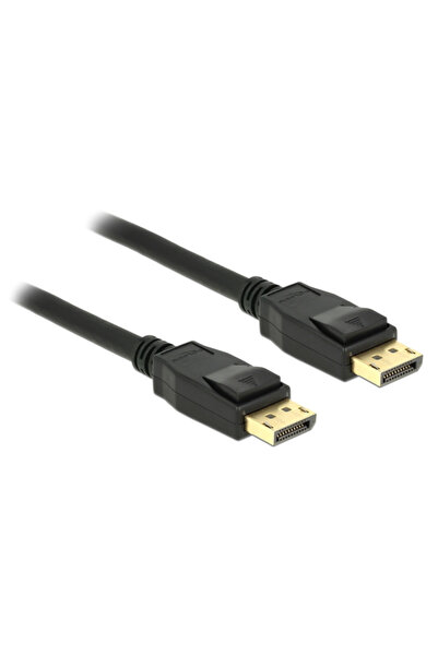 DELOCK καλώδιο DisplayPort 1.2 83806, 4K/60Hz, 21.6 Gbps, 2m, μαύρο