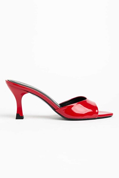 CHICELLA Bonbon Red Women's Heeled Slippers