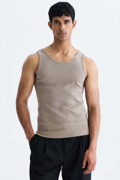 H&M Slim Fit Ribbed vest top