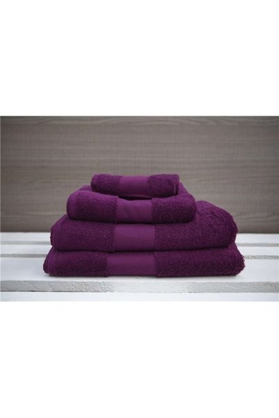 Olima Classic Bath Towel, 450 OL450 OL450, Plum, 70X140
