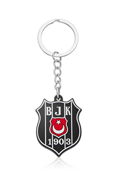 Beşiktaş Bayrak Arma Silikon Anahtarlık