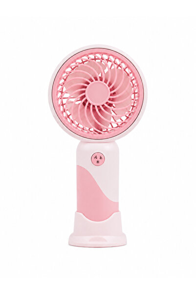 fcx Mini Fan Telefon Standlı 3 Kademeli USB Şarjlı Taşınabilir El Vantilatörü