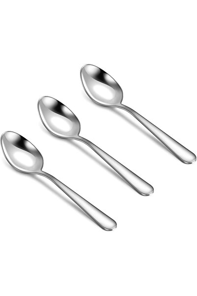 Blackstone Stainless Steel Table Spoon Set of 3 Classic Silver Cutlery Set 398DS