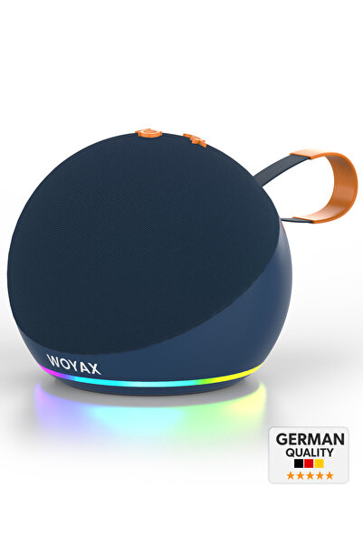 woyax Taşınabilir Bluetooth Hoparlör, 15W Kablosuz Küre Speaker, Ses Bombası ...