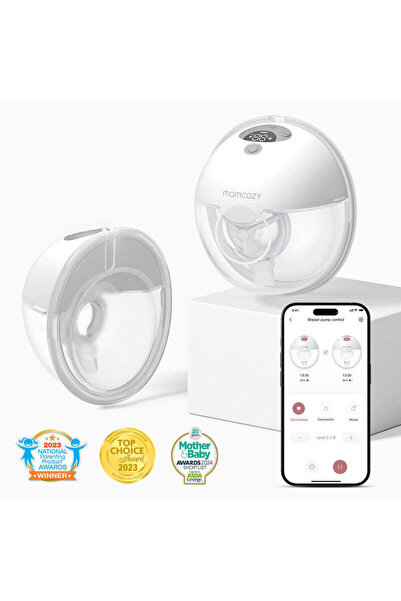 Momcozy M5 Smart APP Controlled Wearable Breast Pump, Hands-Free Wireless Ele...