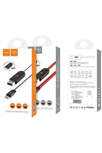hoco. Hoco Καλώδιο USB-A σε Lightning Λευκό 1.2μ (HC-U29-LIGHTNING-WHITE)