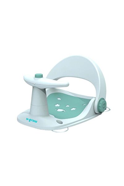 OEM Scaun baie bebe cu ghidon , spatar reglabil , verde, U-Grow