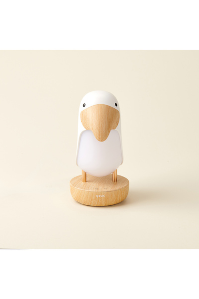 Geox Bird Masa Lambası - Beyaz / Kahverengi